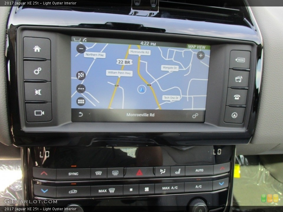 Light Oyster Interior Navigation for the 2017 Jaguar XE 25t #114221835