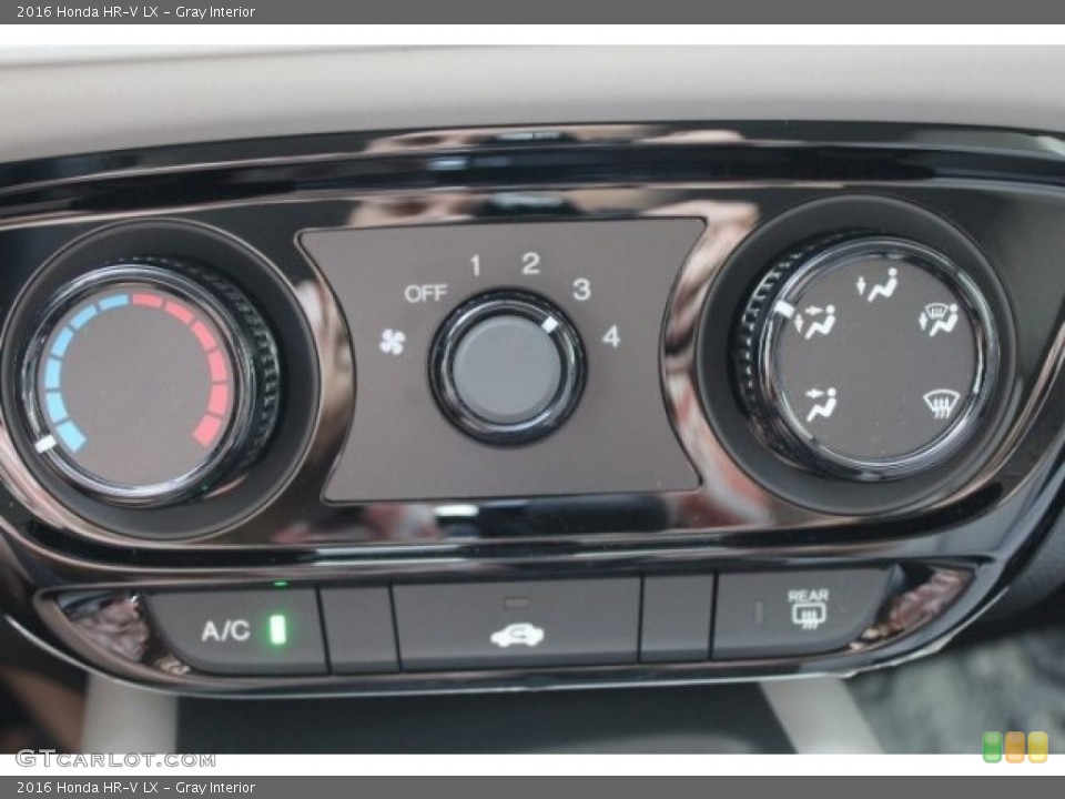 Gray Interior Controls for the 2016 Honda HR-V LX #114239043