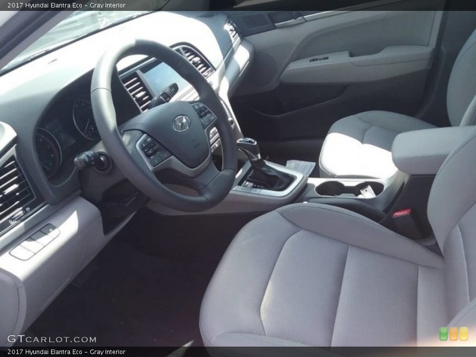 Gray Interior Photo for the 2017 Hyundai Elantra Eco #114247265