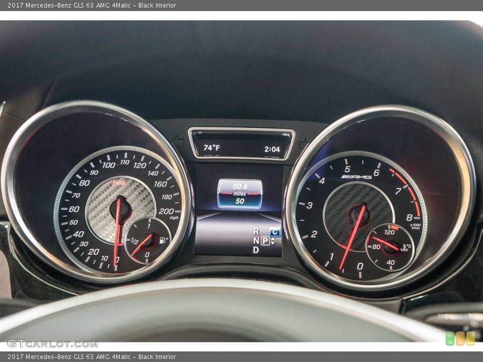 Black Interior Gauges for the 2017 Mercedes-Benz GLS 63 AMG 4Matic #114267572