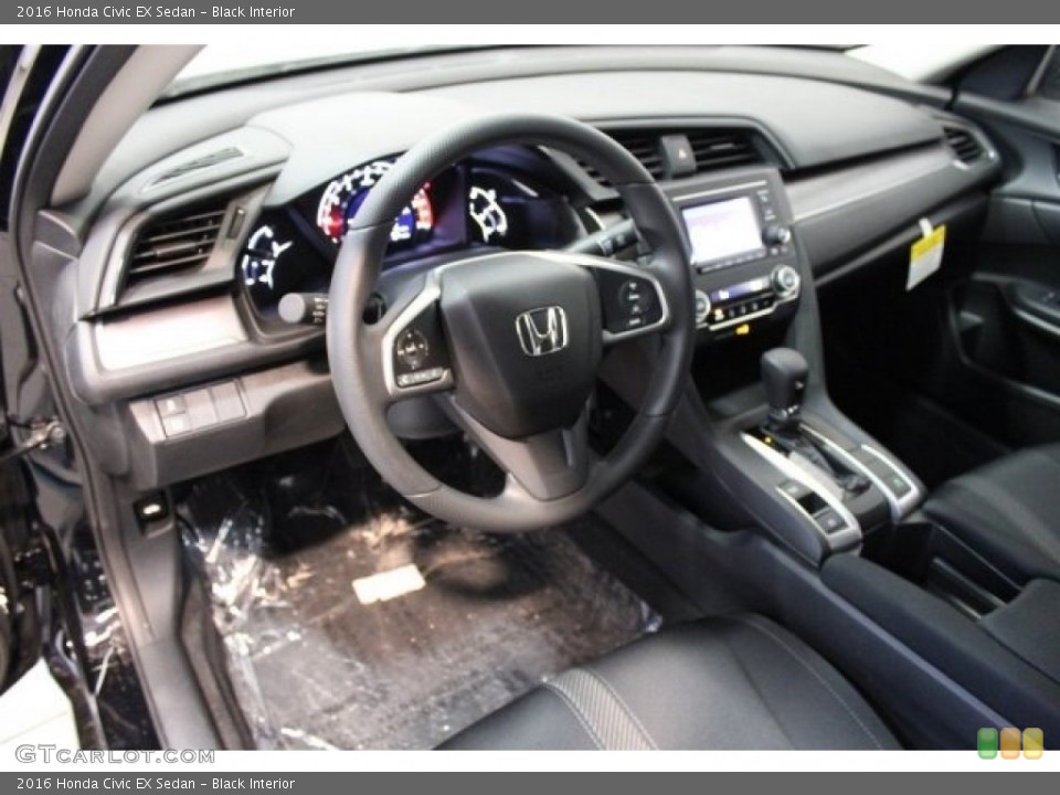 Black Interior Photo for the 2016 Honda Civic EX Sedan #114297685