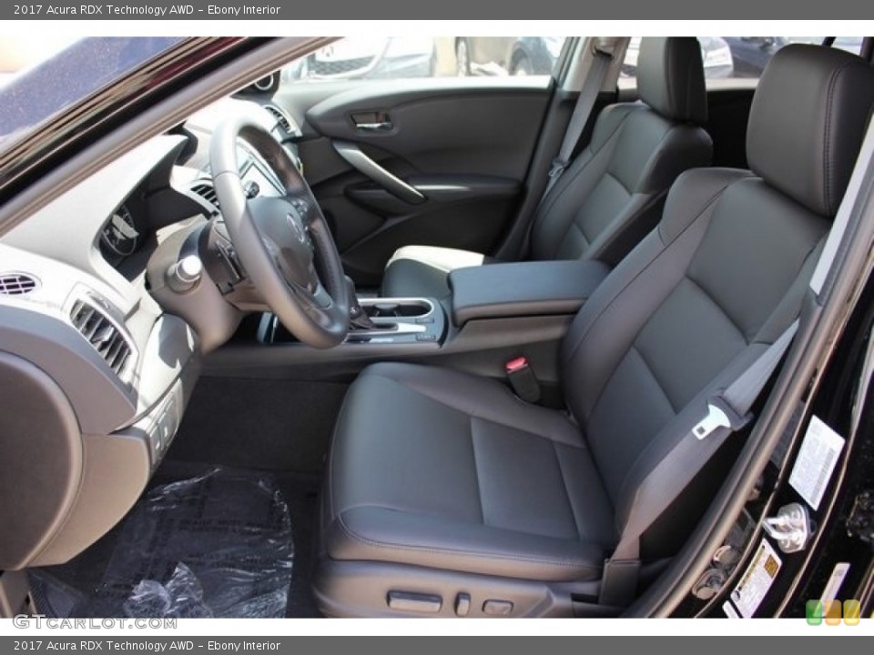 Ebony Interior Front Seat for the 2017 Acura RDX Technology AWD #114302764