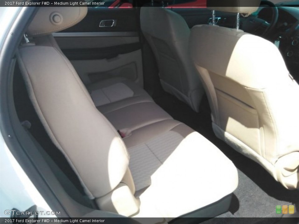 Medium Light Camel Interior Rear Seat for the 2017 Ford Explorer FWD #114305938
