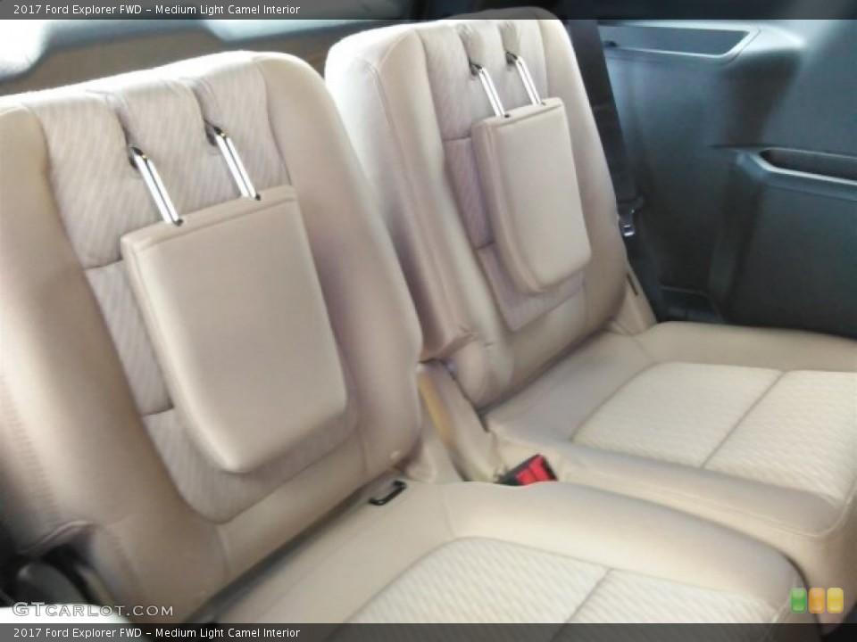 Medium Light Camel Interior Rear Seat for the 2017 Ford Explorer FWD #114305975