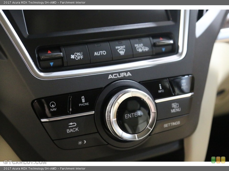 Parchment Interior Controls for the 2017 Acura MDX Technology SH-AWD #114308446