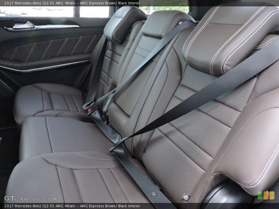 AMG Espresso Brown/ Black Interior Rear Seat for the 2017 Mercedes-Benz GLS 63 AMG 4Matic #114319315