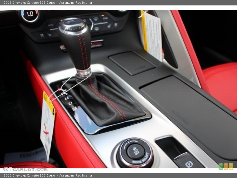 Adrenaline Red Interior Transmission for the 2016 Chevrolet Corvette Z06 Coupe #114320869