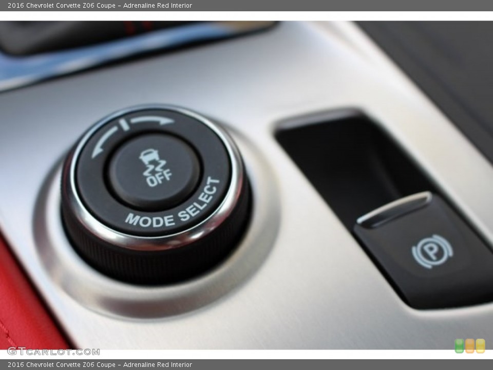 Adrenaline Red Interior Controls for the 2016 Chevrolet Corvette Z06 Coupe #114320878