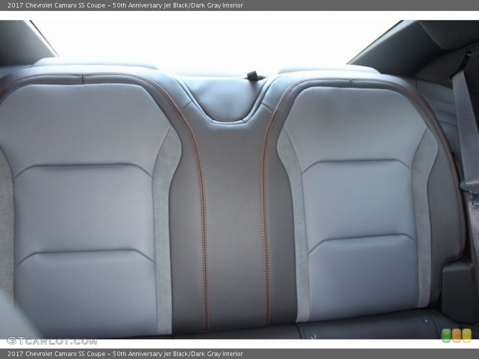 50th Anniversary Jet Black/Dark Gray Interior Rear Seat for the 2017 Chevrolet Camaro SS Coupe #114332220