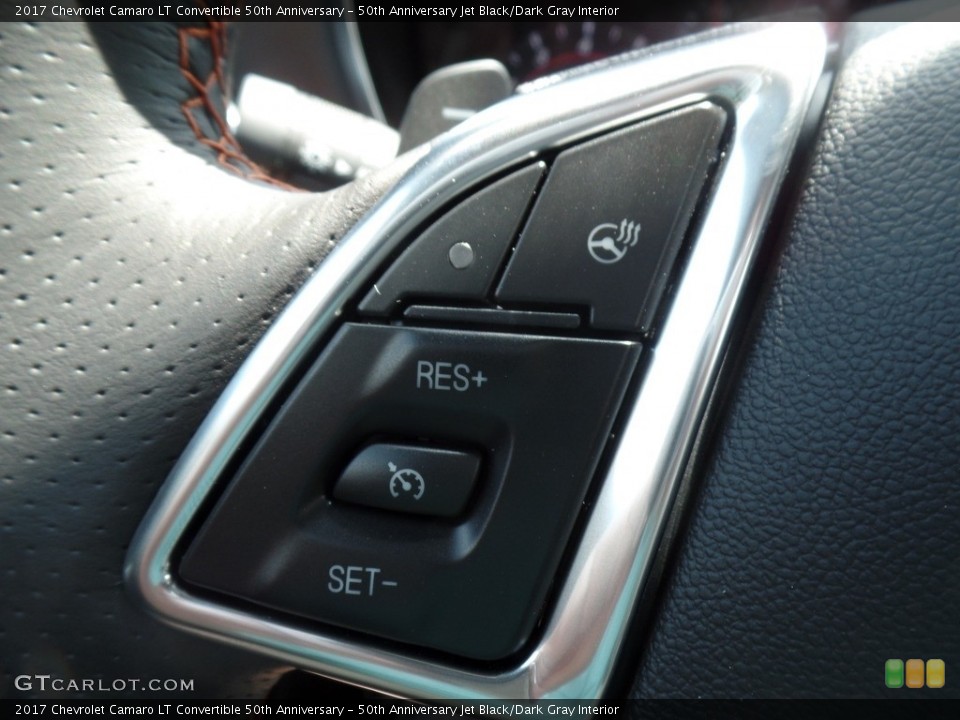 50th Anniversary Jet Black/Dark Gray Interior Controls for the 2017 Chevrolet Camaro LT Convertible 50th Anniversary #114345213