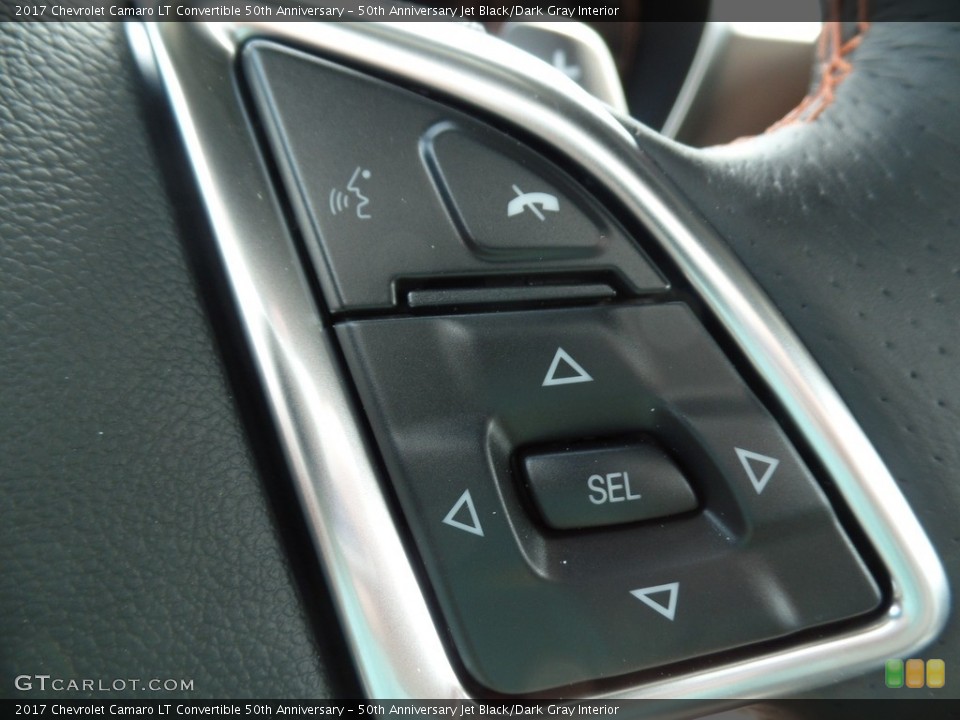 50th Anniversary Jet Black/Dark Gray Interior Controls for the 2017 Chevrolet Camaro LT Convertible 50th Anniversary #114345240