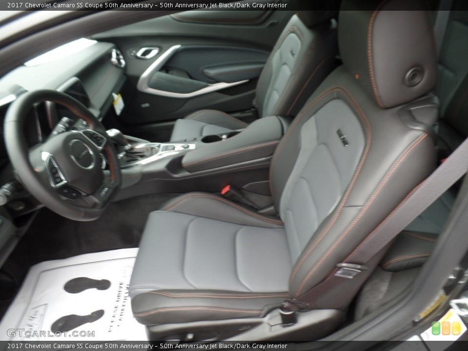 50th Anniversary Jet Black/Dark Gray Interior Front Seat for the 2017 Chevrolet Camaro SS Coupe 50th Anniversary #114346083