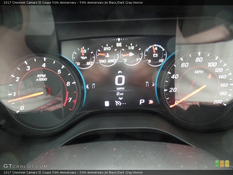 50th Anniversary Jet Black/Dark Gray Interior Gauges for the 2017 Chevrolet Camaro SS Coupe 50th Anniversary #114346275