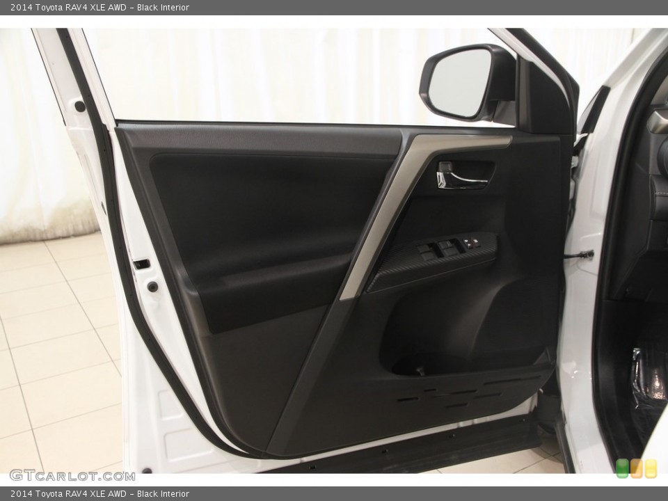 Black Interior Door Panel for the 2014 Toyota RAV4 XLE AWD #114348429