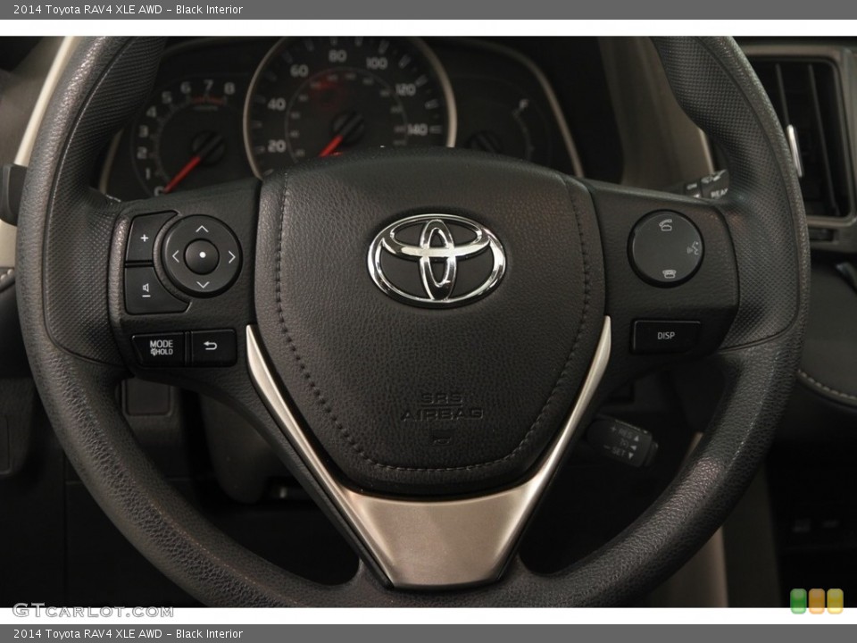 Black Interior Steering Wheel for the 2014 Toyota RAV4 XLE AWD #114348465