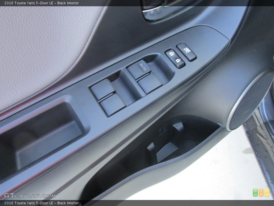 Black Interior Controls for the 2016 Toyota Yaris 5-Door LE #114354045