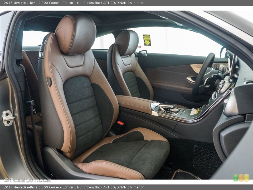 Edition 1 Nut Brown/Black ARTICO/DINAMICA Interior Photo for the 2017 Mercedes-Benz C 300 Coupe #114358471