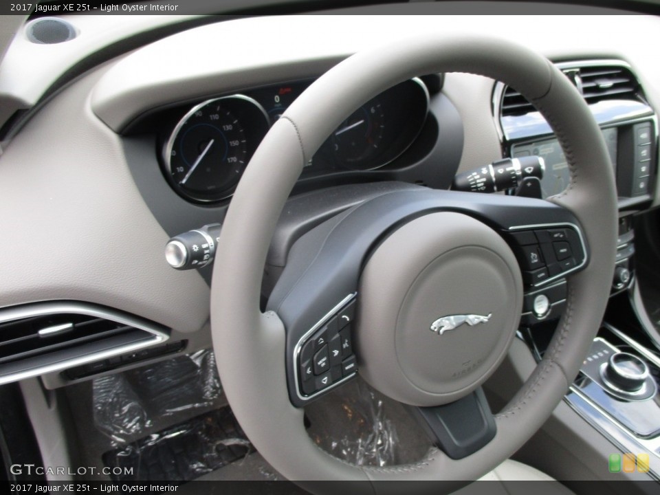 Light Oyster Interior Steering Wheel for the 2017 Jaguar XE 25t #114363913