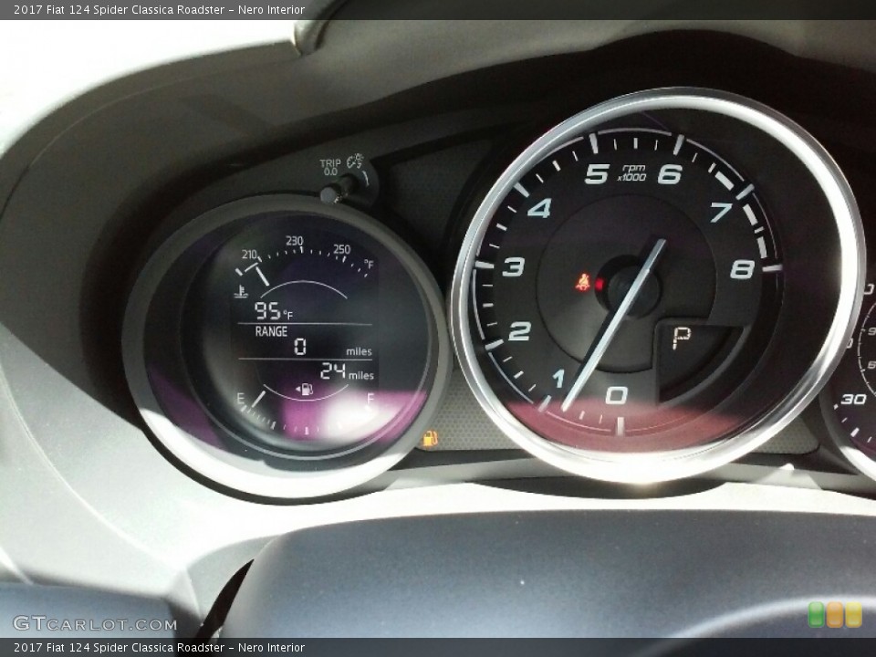 Nero Interior Gauges for the 2017 Fiat 124 Spider Classica Roadster #114366793