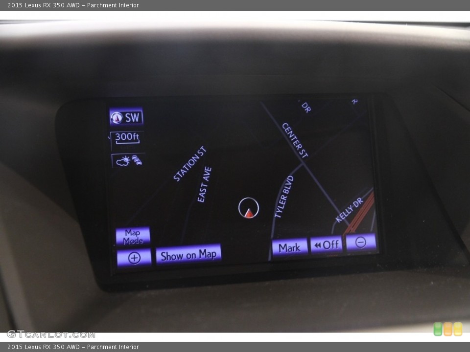 Parchment Interior Navigation for the 2015 Lexus RX 350 AWD #114378178