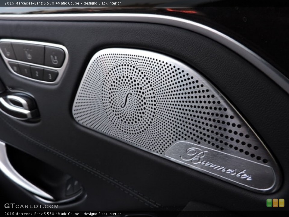 designo Black Interior Audio System for the 2016 Mercedes-Benz S 550 4Matic Coupe #114384832