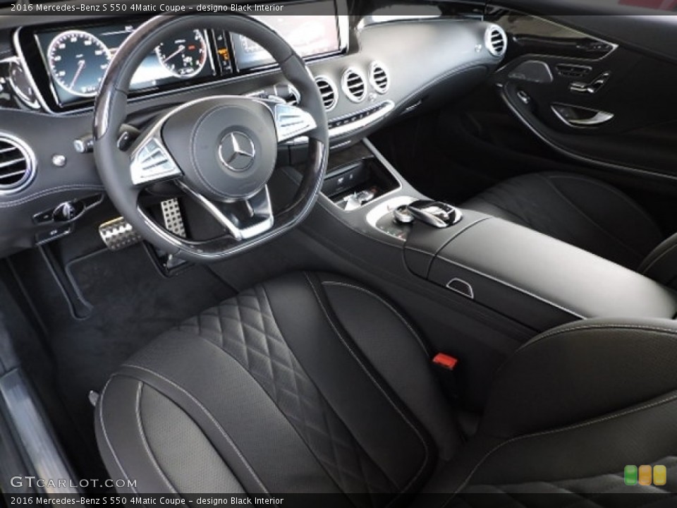 designo Black Interior Photo for the 2016 Mercedes-Benz S 550 4Matic Coupe #114384868