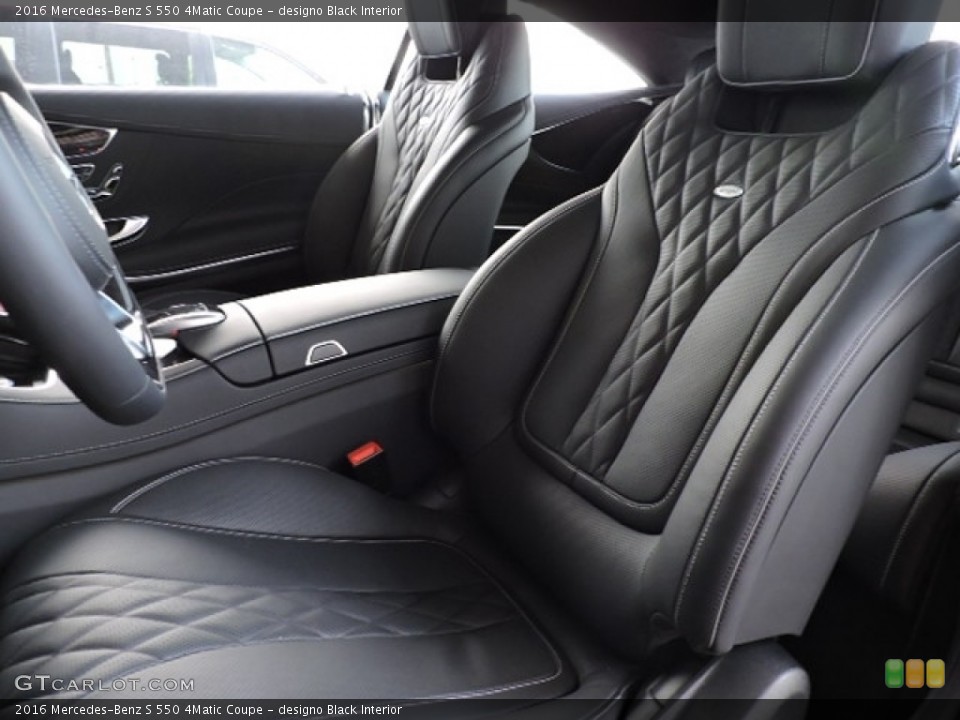 designo Black Interior Front Seat for the 2016 Mercedes-Benz S 550 4Matic Coupe #114384892