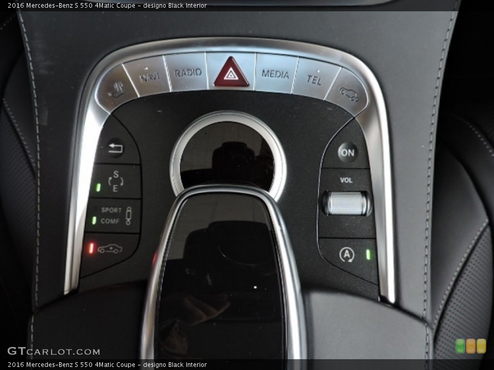 designo Black Interior Controls for the 2016 Mercedes-Benz S 550 4Matic Coupe #114384946