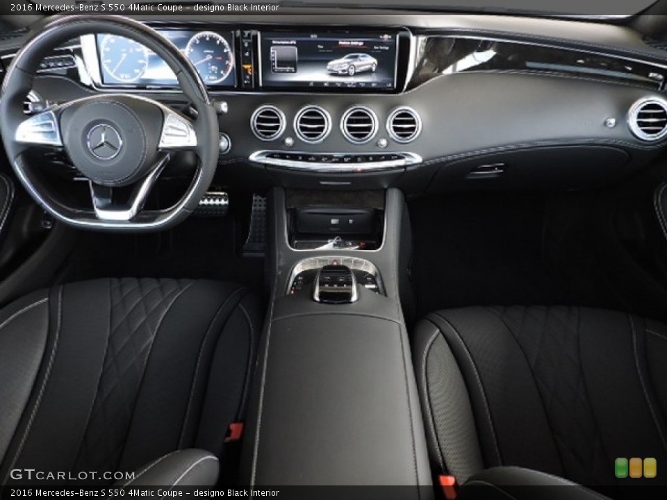 designo Black Interior Dashboard for the 2016 Mercedes-Benz S 550 4Matic Coupe #114384970