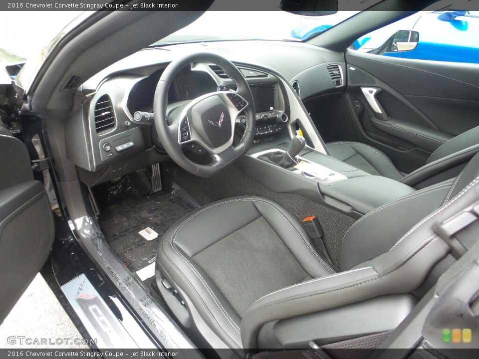 Jet Black Interior Prime Interior for the 2016 Chevrolet Corvette Stingray Coupe #114390490