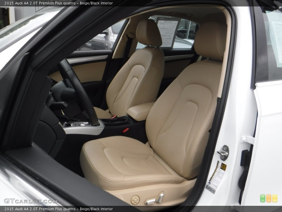 Beige/Black Interior Photo for the 2015 Audi A4 2.0T Premium Plus quattro #114392482