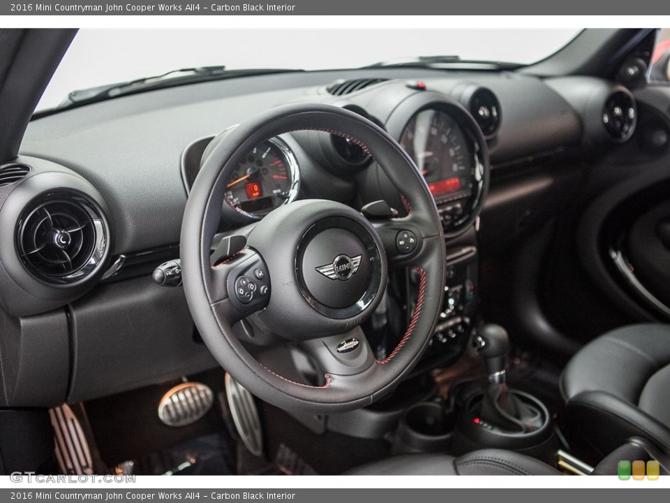 Carbon Black Interior Steering Wheel for the 2016 Mini Countryman John Cooper Works All4 #114393856