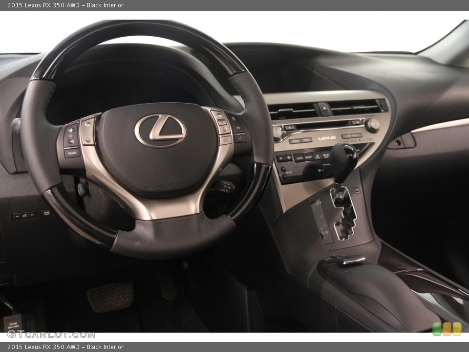 Black Interior Dashboard for the 2015 Lexus RX 350 AWD #114410896