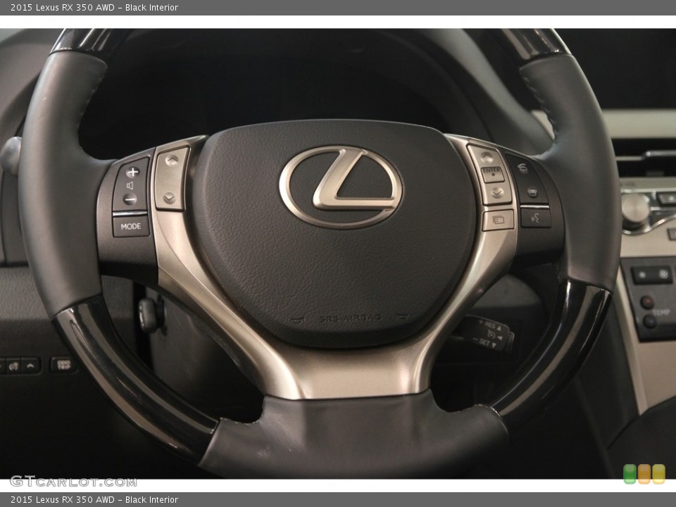 Black Interior Steering Wheel for the 2015 Lexus RX 350 AWD #114410923