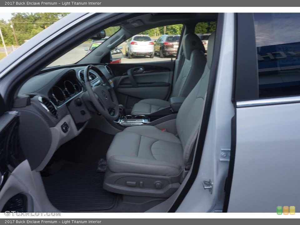Light Titanium Interior Front Seat for the 2017 Buick Enclave Premium #114416701