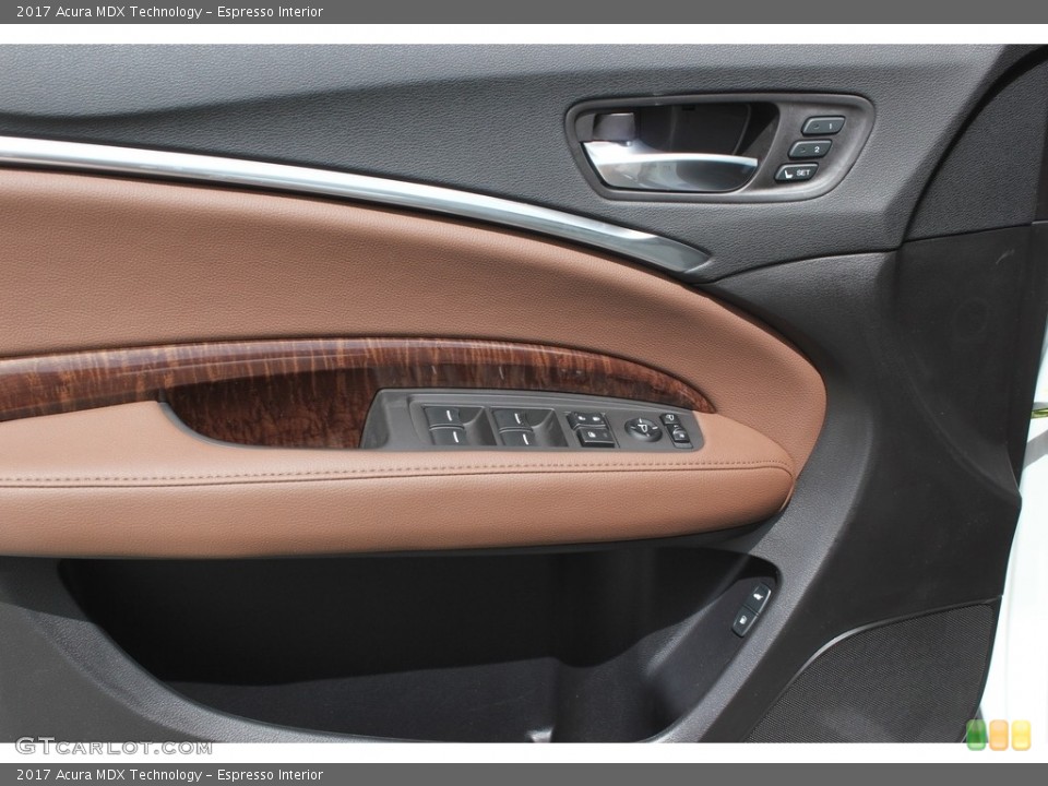 Espresso Interior Door Panel for the 2017 Acura MDX Technology #114425761