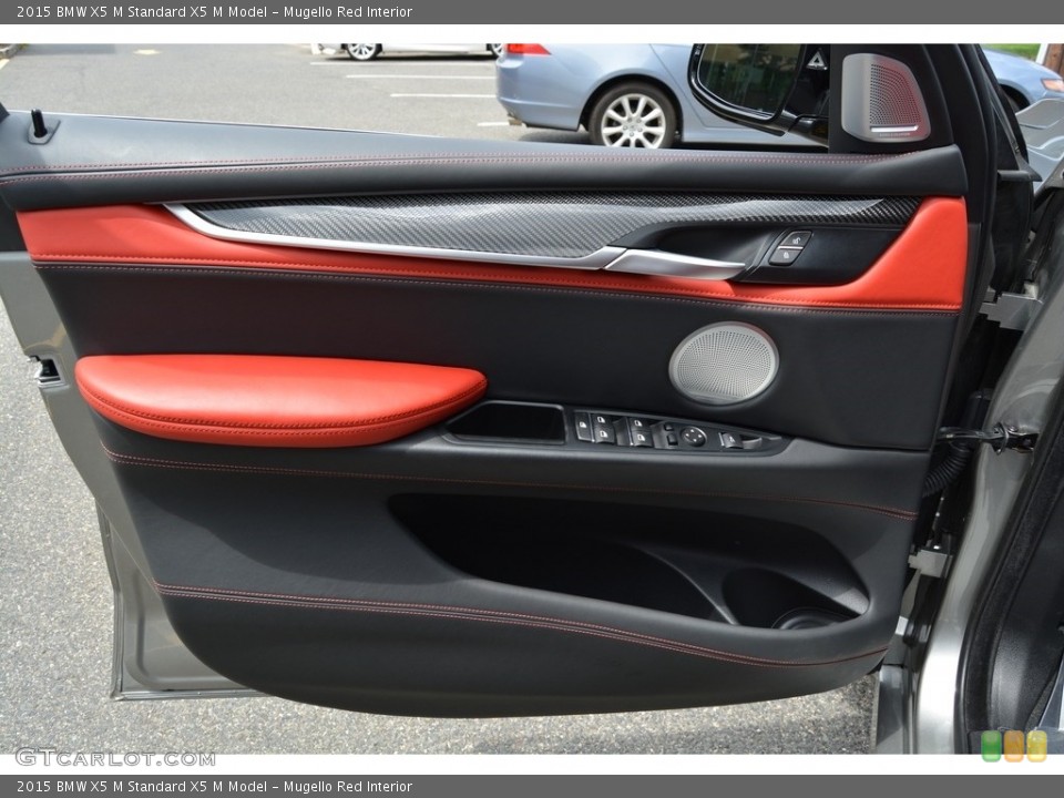 Mugello Red Interior Door Panel for the 2015 BMW X5 M  #114429478