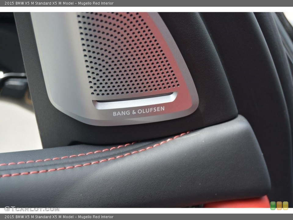 Mugello Red Interior Audio System for the 2015 BMW X5 M  #114429502