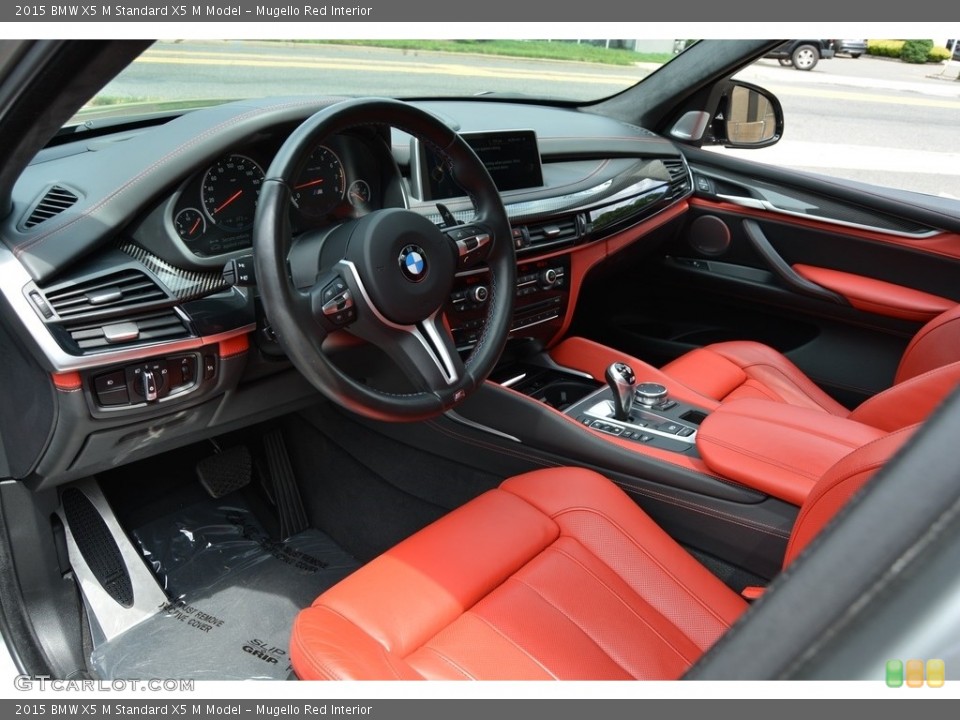 Mugello Red Interior Prime Interior for the 2015 BMW X5 M  #114429526