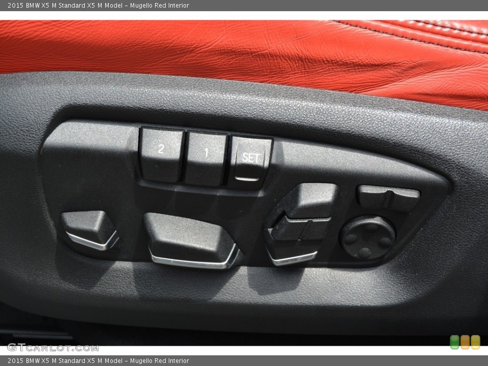 Mugello Red Interior Controls for the 2015 BMW X5 M  #114429577