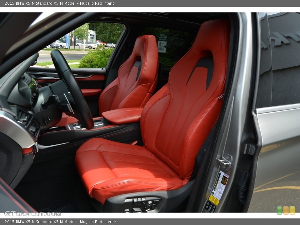 Mugello Red Interior Front Seat for the 2015 BMW X5 M  #114429601