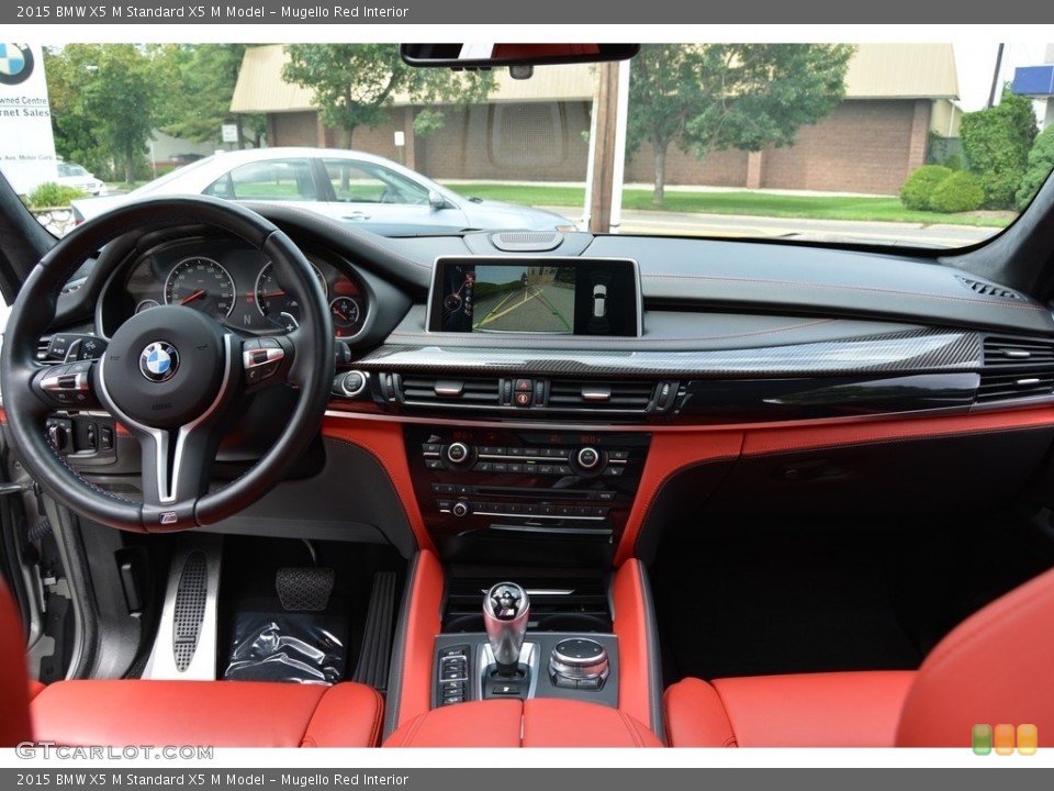 Mugello Red Interior Dashboard for the 2015 BMW X5 M  #114429646