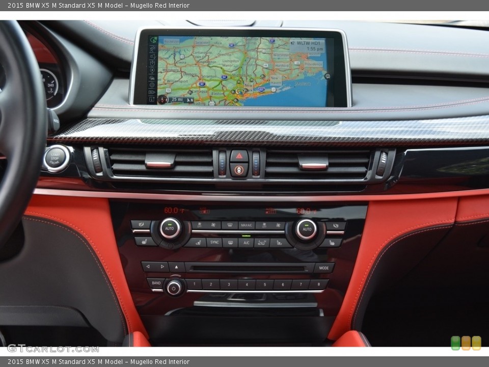 Mugello Red Interior Controls for the 2015 BMW X5 M  #114429670