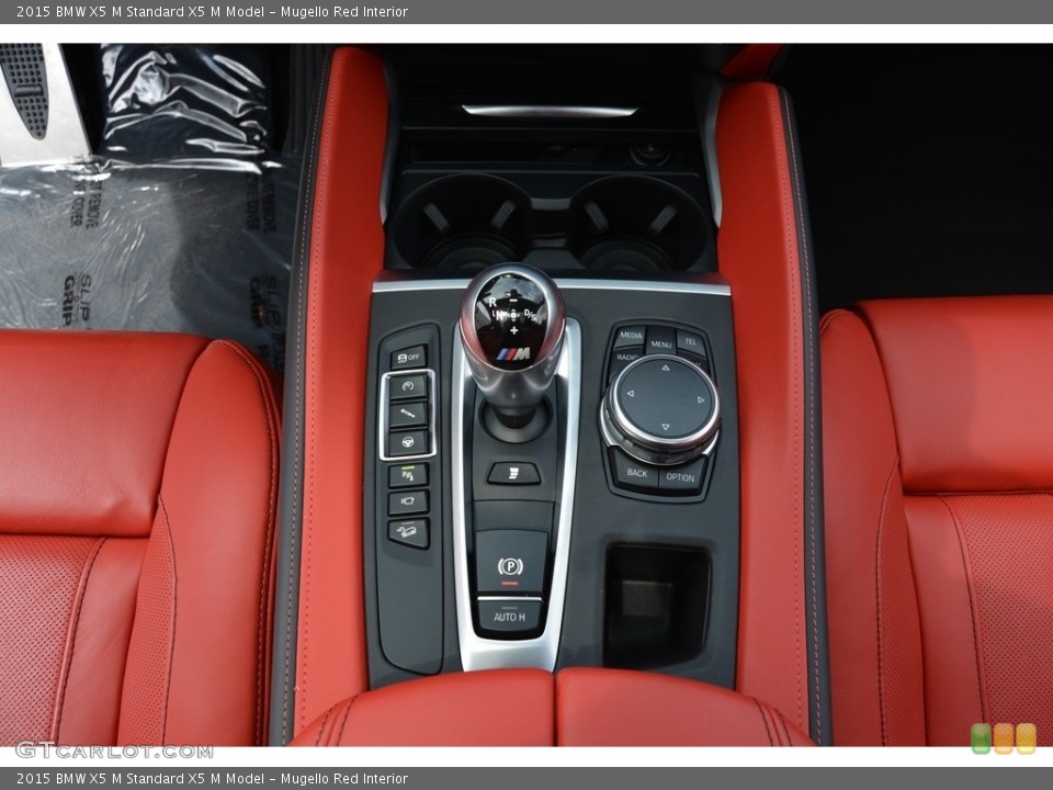 Mugello Red Interior Transmission for the 2015 BMW X5 M  #114429694