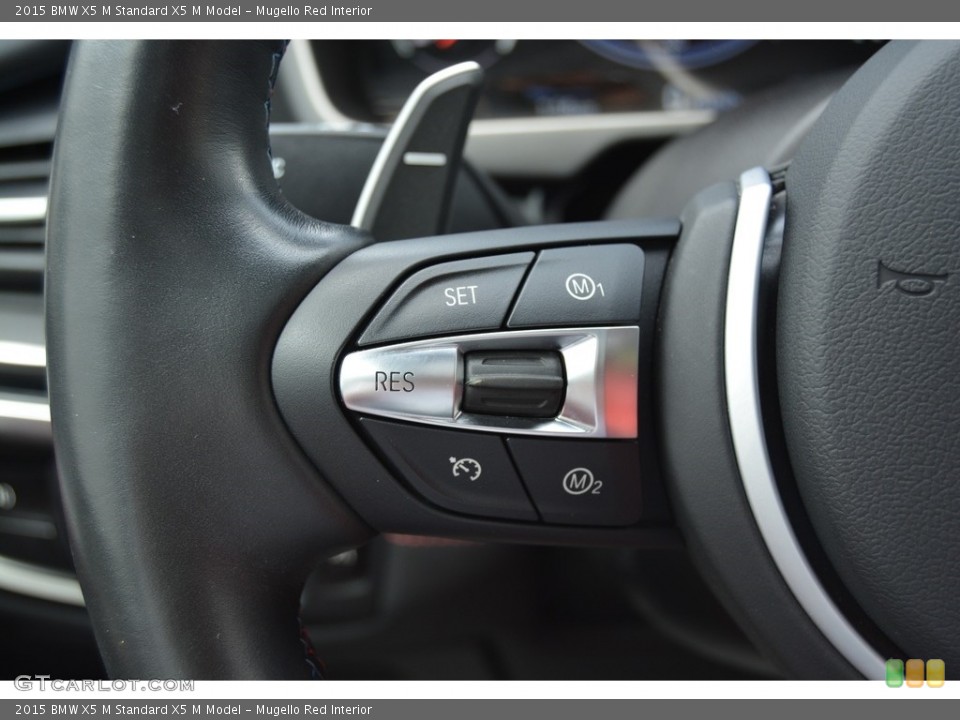 Mugello Red Interior Controls for the 2015 BMW X5 M  #114429742