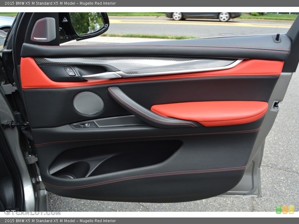 Mugello Red Interior Door Panel for the 2015 BMW X5 M  #114429961