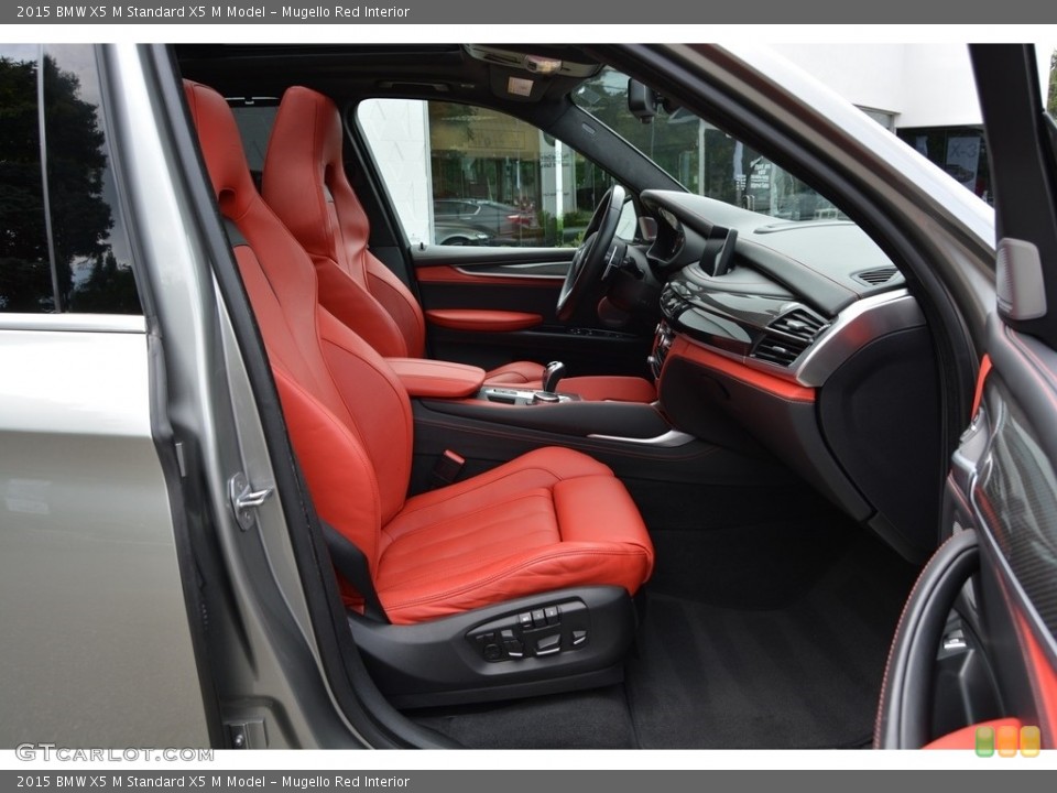 Mugello Red Interior Front Seat for the 2015 BMW X5 M  #114430009
