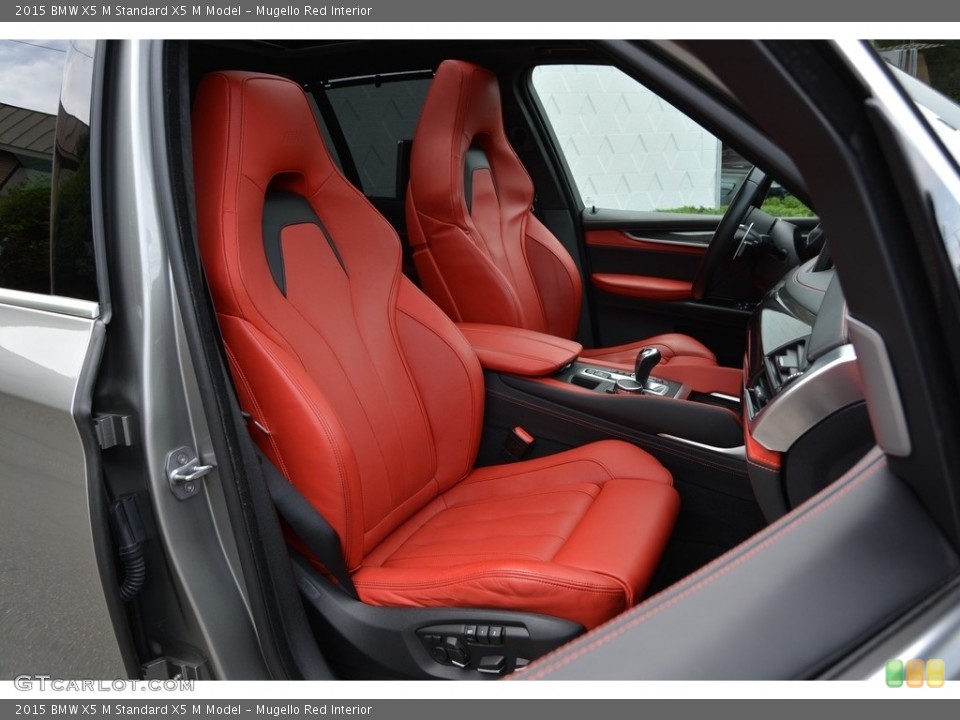 Mugello Red Interior Front Seat for the 2015 BMW X5 M  #114430033