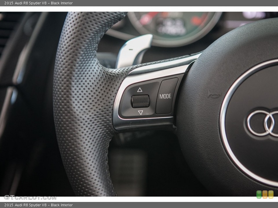 Black Interior Controls for the 2015 Audi R8 Spyder V8 #114434074