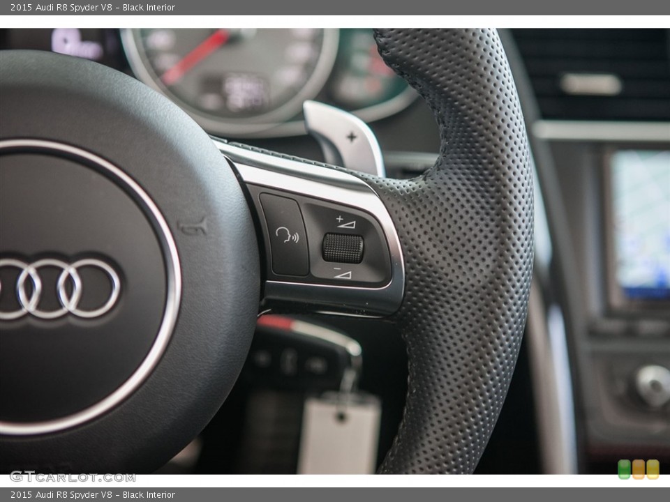 Black Interior Controls for the 2015 Audi R8 Spyder V8 #114434098